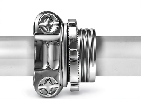 1/2 Cable Connectors Clamp by Adando Silver Zinc Clamp – 50 Pack-4