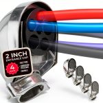 SELECT 4 Pack 2" Entrance Cap - Weather-Resistant Aluminum Heads-0