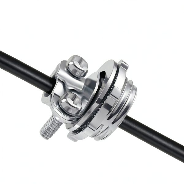 1/2 Cable Connectors Clamp by Adando Silver Zinc Clamp – 50 Pack-1