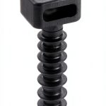 Panduit MPMH38-L0 Push Mount Nylon 6.6 Black 0.38" Hole Pack 50-0