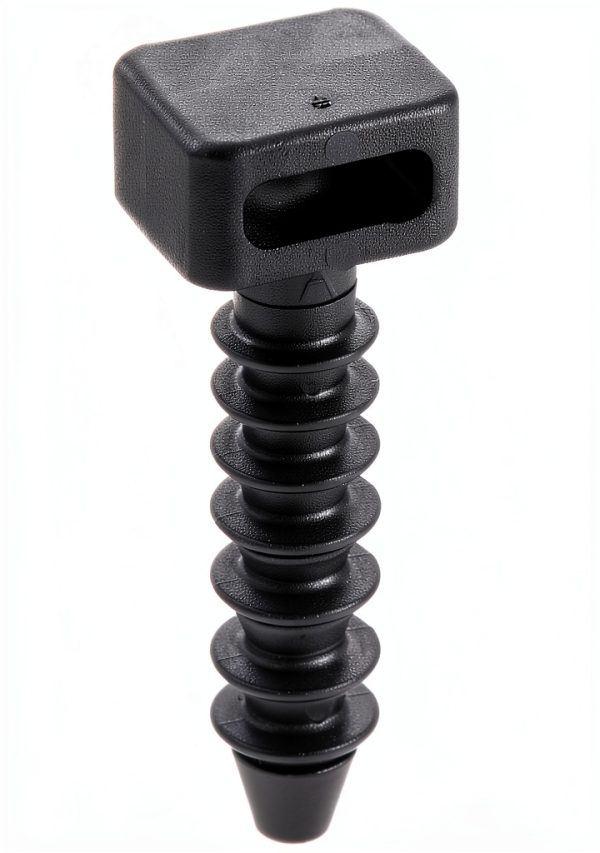 Panduit MPMH38-L0 Push Mount Nylon 6.6 Black 0.38" Hole Pack 50-0