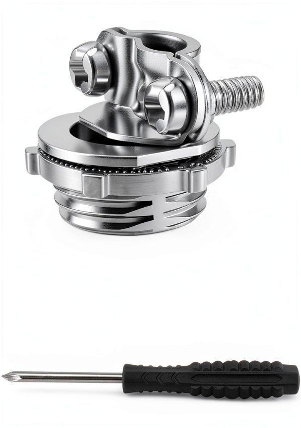 1/2 Cable Connectors Clamp by Adando Silver Zinc Clamp – 50 Pack-7