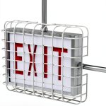 SC900-W2 Universal Mount, Exit Sign Damage Stopper Cage, Protective Polyester Cover Coated Steel Wire Guard, Surface and Conduit Compatible. [NOW INCLUDES IMPROVED MOUNTING HARDWARE]-0