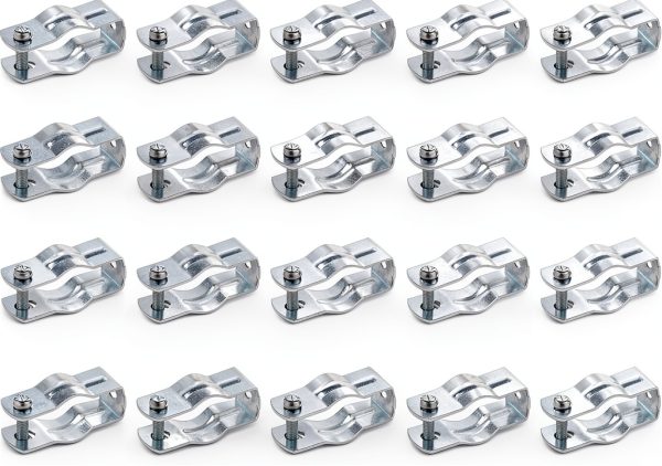 30 Pack 1" EMT Conduit and Pipe Hanger with Bolt, Steel Pipe Clamps Suspension Mounting Kit-3