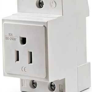DIN Rail Socket banapoy Modular Power Socket with Nylon Casing-0