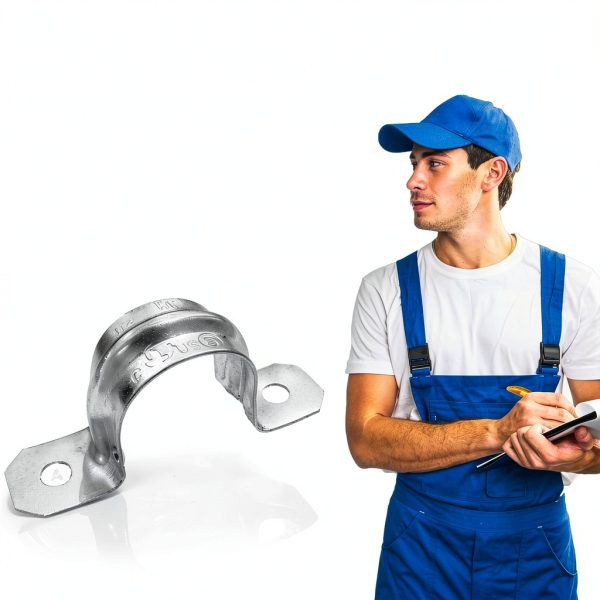 1/2 Inch Snap-On Conduit Strap Airmont – Galvanized, 100‑Pack-7