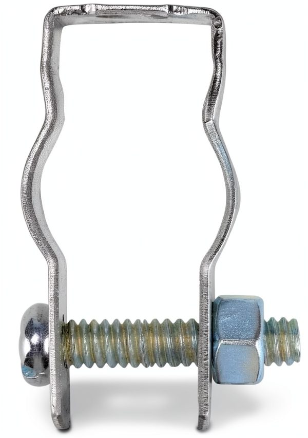 QWORK Conduit Hanger with Bolt Features, 1/2 Inch Zinc-Plated Steel, Pack of 50 - Insulated Supports or Threaded Rods for EMT, Rigid Conduits-7