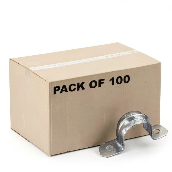 1/2 Inch Snap-On Conduit Strap Airmont – Galvanized, 100‑Pack-2