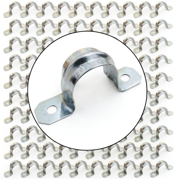 1/2 Inch Snap-On Conduit Strap Airmont – Galvanized, 100‑Pack-4